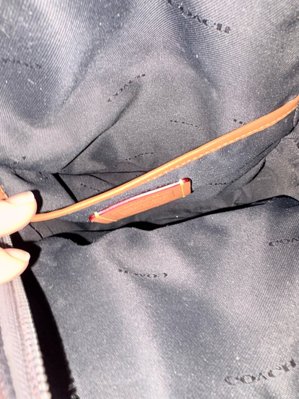 Coach Charter Pack Black Pebble Leather Sling (CP162) - Excellent - Picture 12 of 14